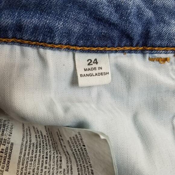 Vans Skinny Jeans Womens Size 24 Mid-Rise Light Wash - Picture 6 of 9